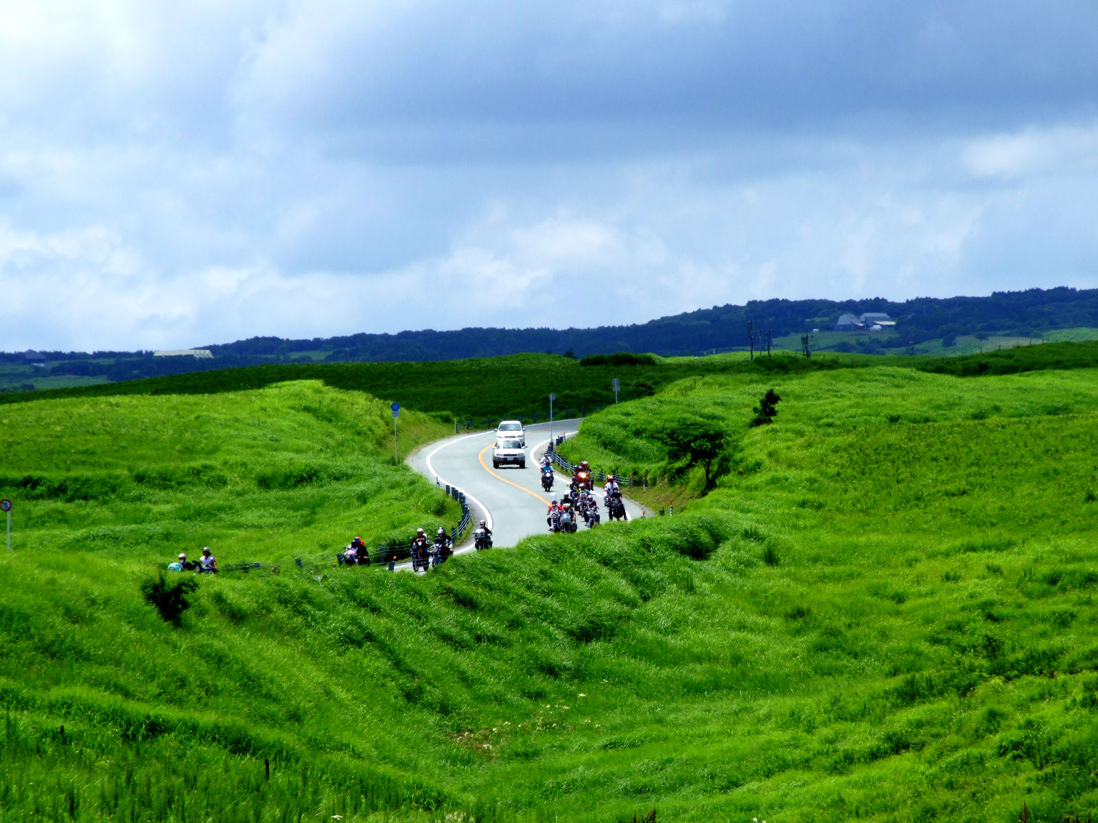 阿蘇のツーリング